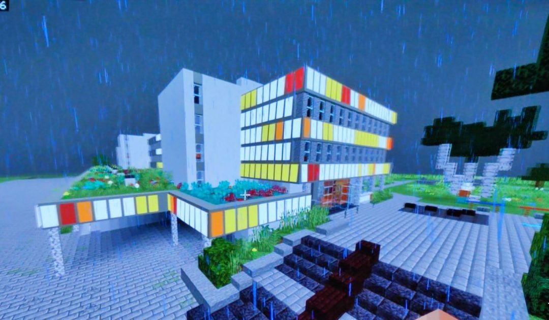 Lego war gestern: Unsere Schule als Minecraft Modell