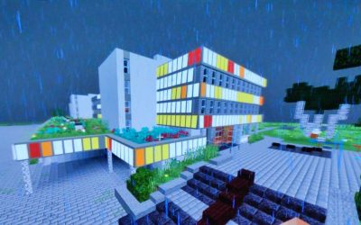 Lego war gestern: Unsere Schule als Minecraft Modell